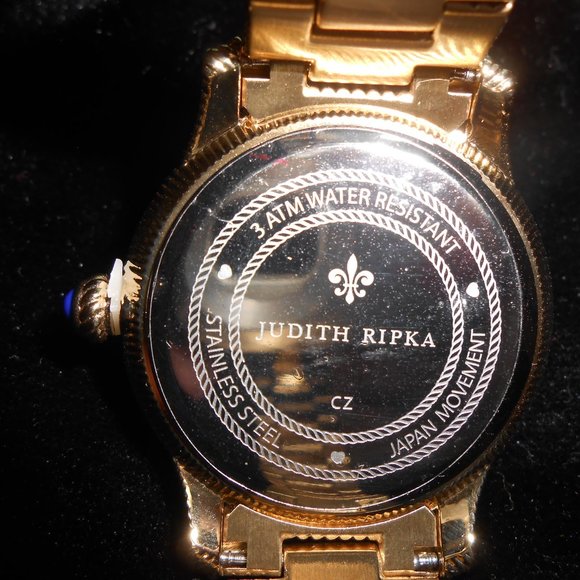 Judith Ripka Navy Gold Watch main image 6